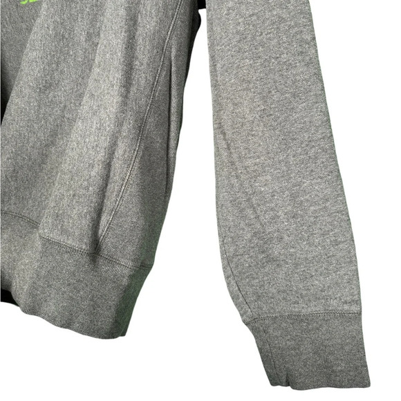 Eddie Bauer Size Large Crewneck Long Sleeve Gray Green Sweatshirt - Picture 4 of 8